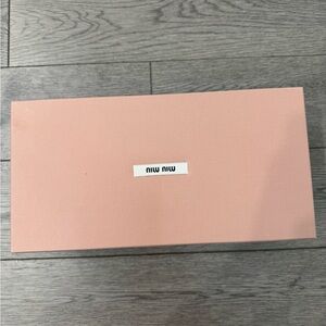 Miu Miu Pink Shoe box